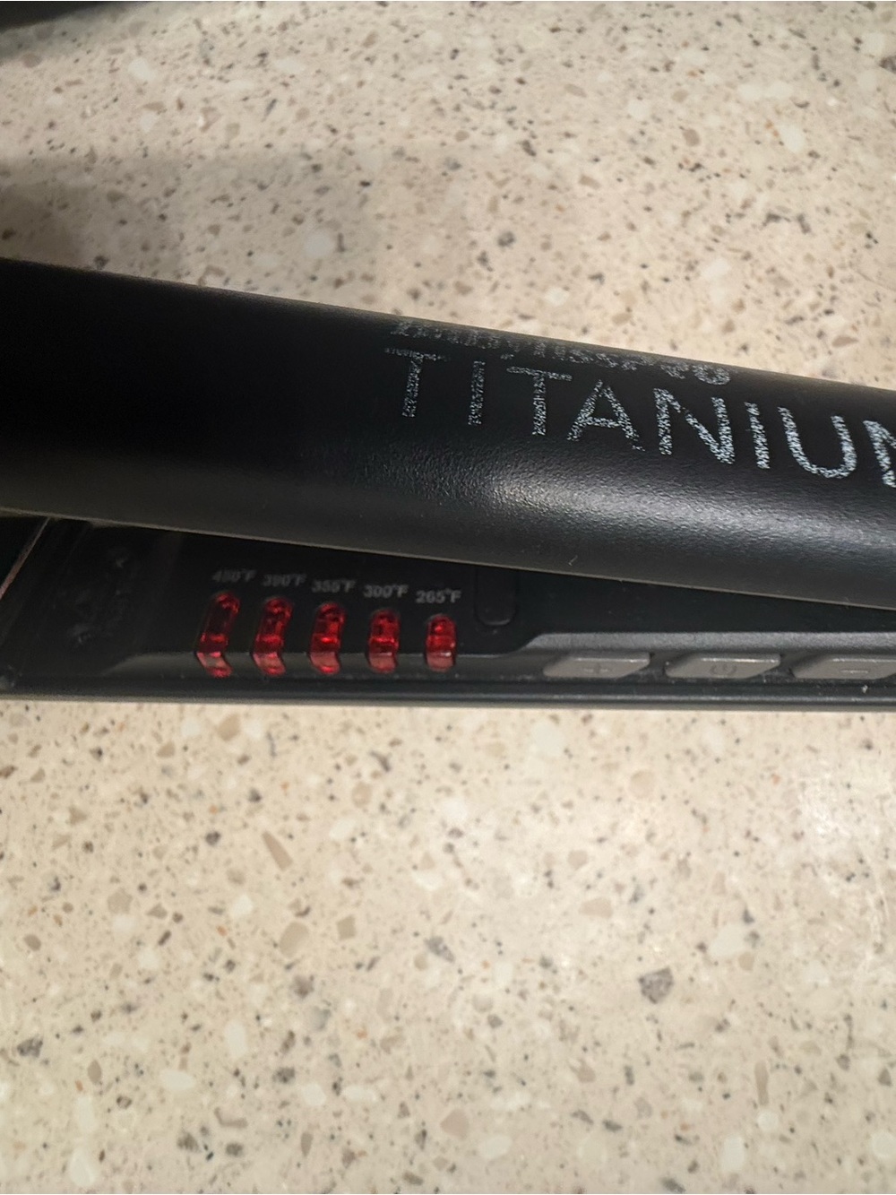 Titanium Hair Straightener - Black